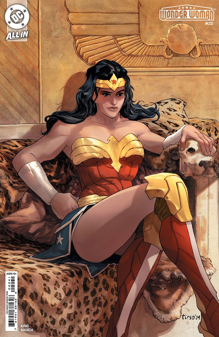 Wonder Woman Vol 6 #20 Cover D Incentive Tirso Card Stock Variant Cover (DC All In)