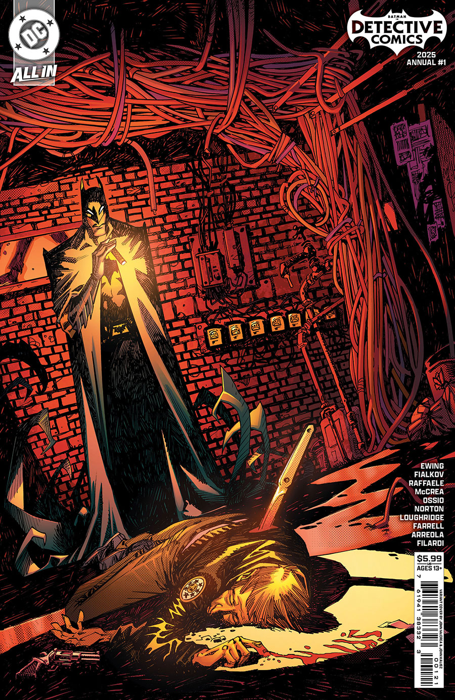 Detective Comics 2025 Annual #1 (One Shot) Cover B Variant John McCrea Cover (DC All In)