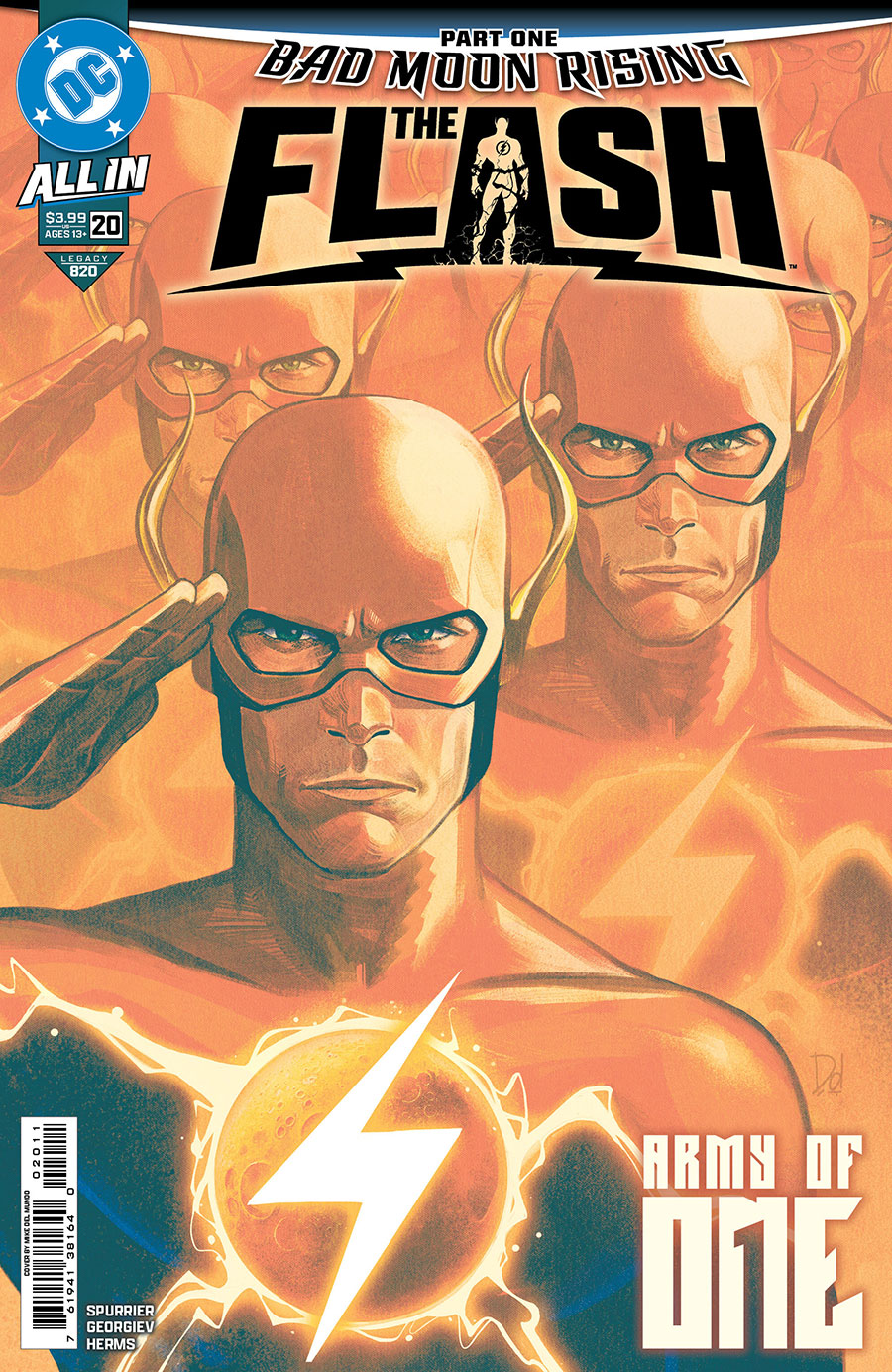 Flash Vol 6 #20 Cover A Regular Mike Del Mundo Cover (DC All In)