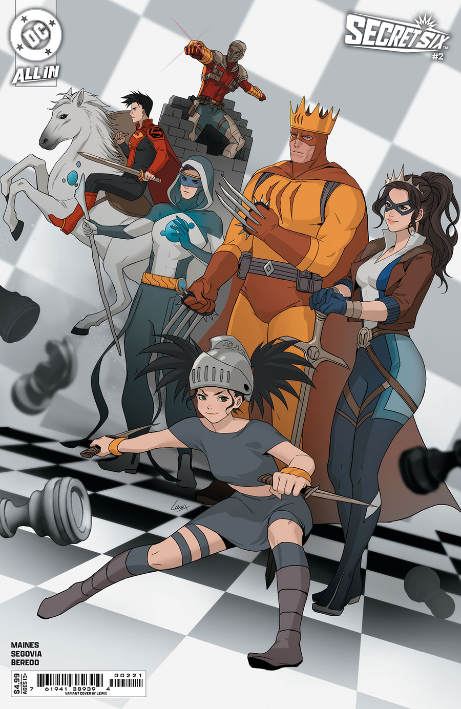 Secret Six Vol 5 #2 Cover C Variant Lesley Leirix Li Card Stock Cover (DC All In)