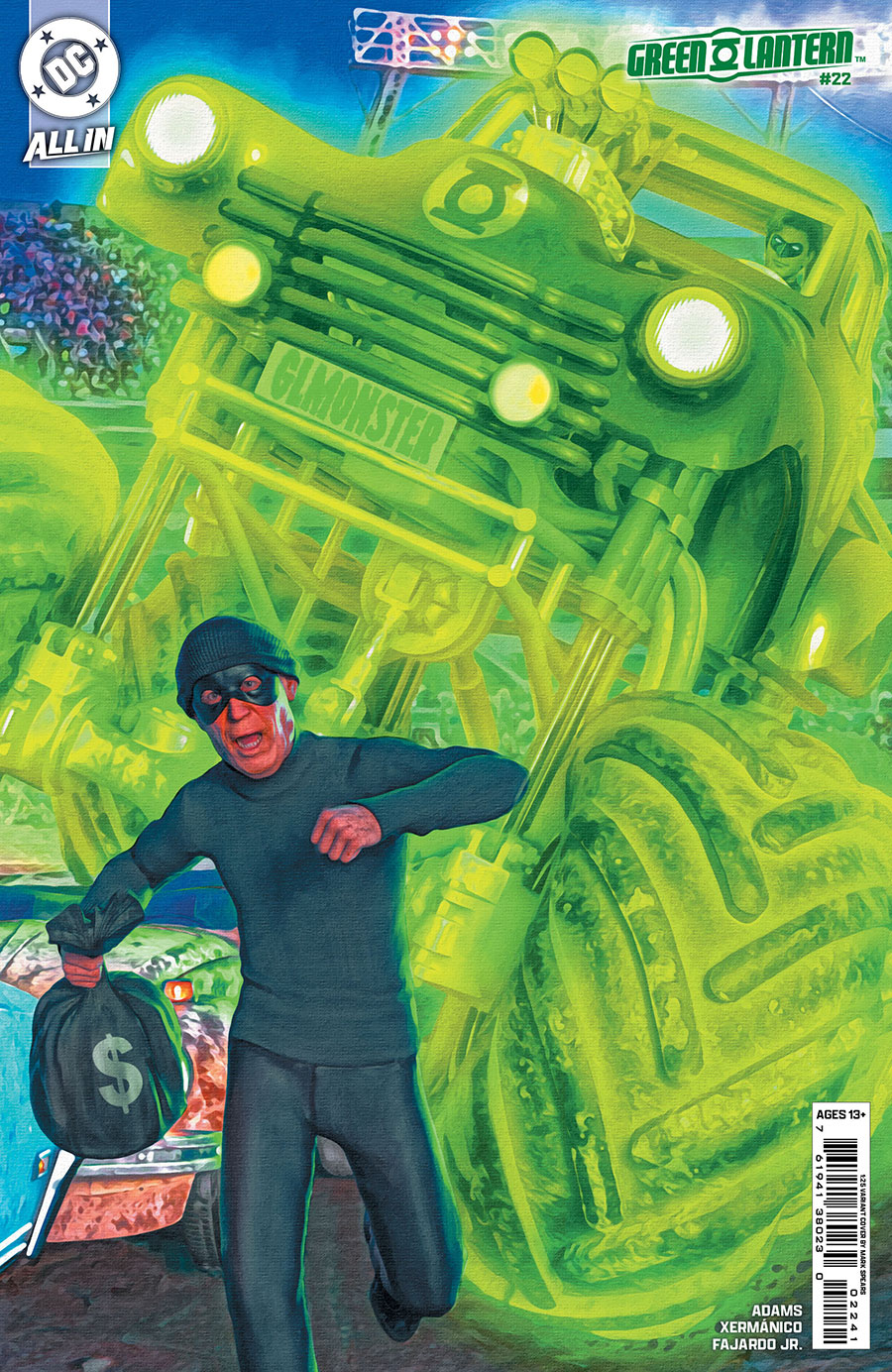 Green Lantern Vol 8 #22 Cover D Incentive Mark Spears Card Stock Variant Cover (DC All In)