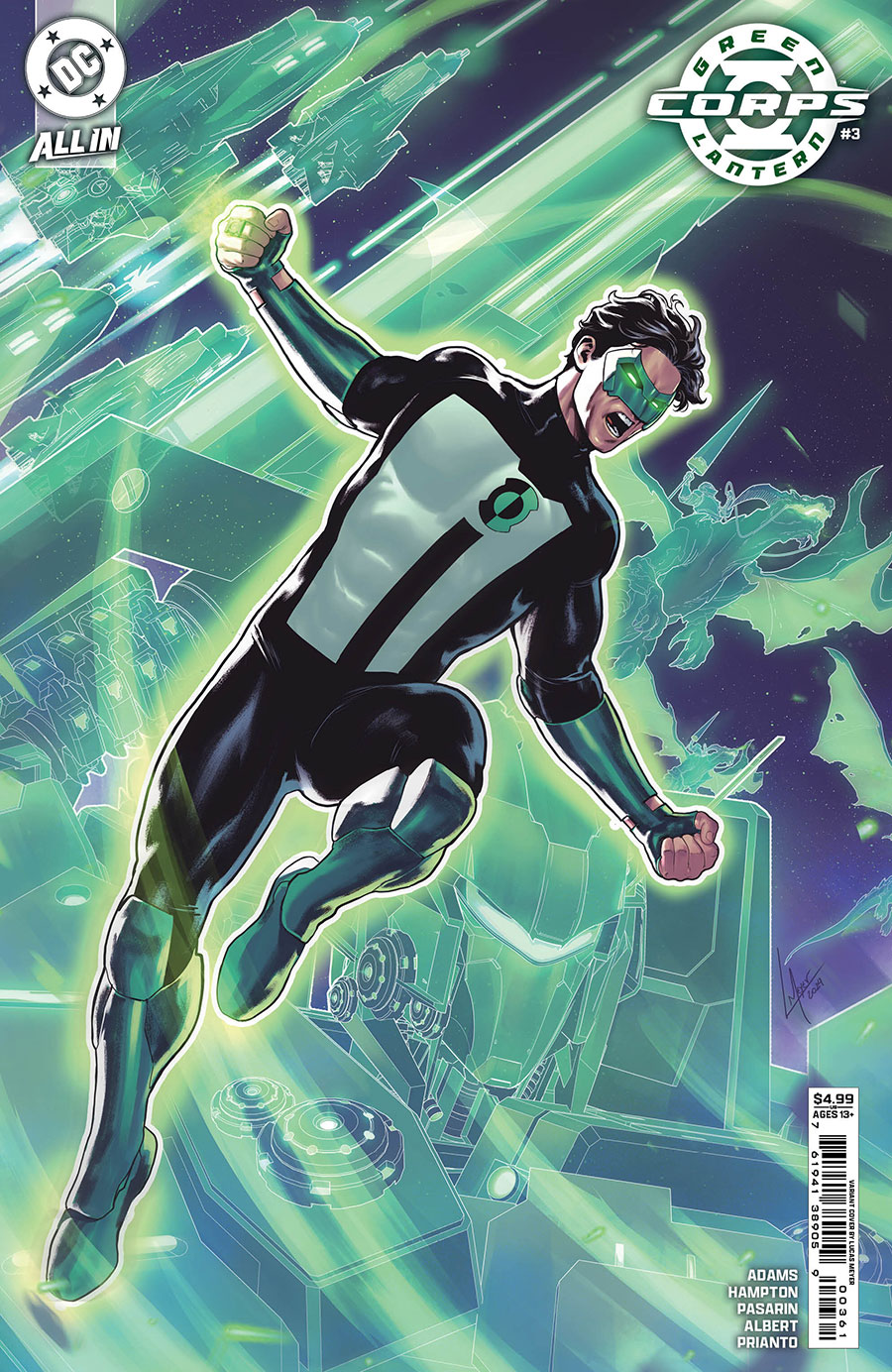 Green Lantern Corps Vol 4 #3 Cover C Variant Lucas Meyer Card Stock Cover (DC All In)