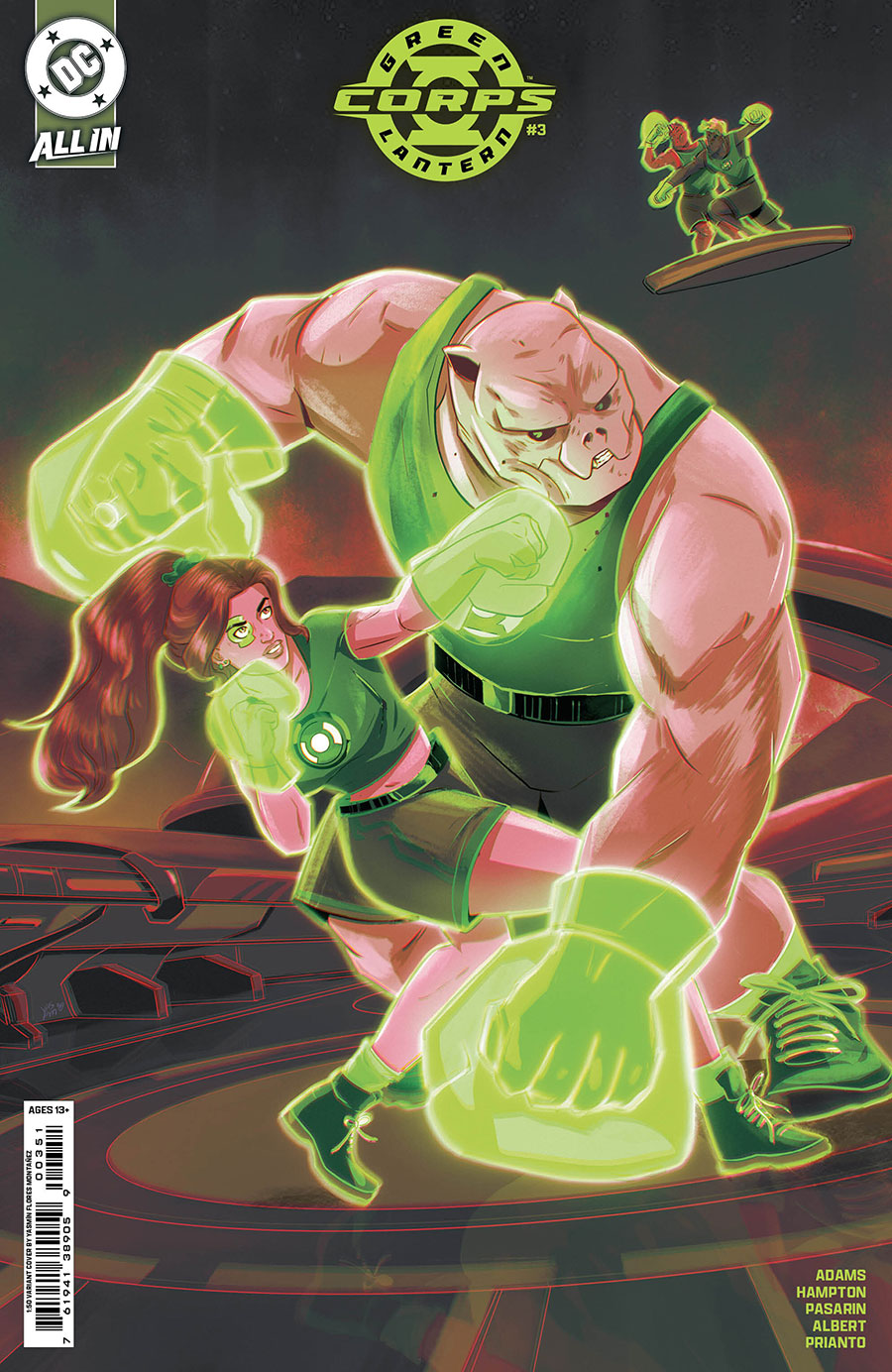 Green Lantern Corps Vol 4 #3 Cover F Incentive Yasmin Flores Montanez Card Stock Variant Cover (DC All In)