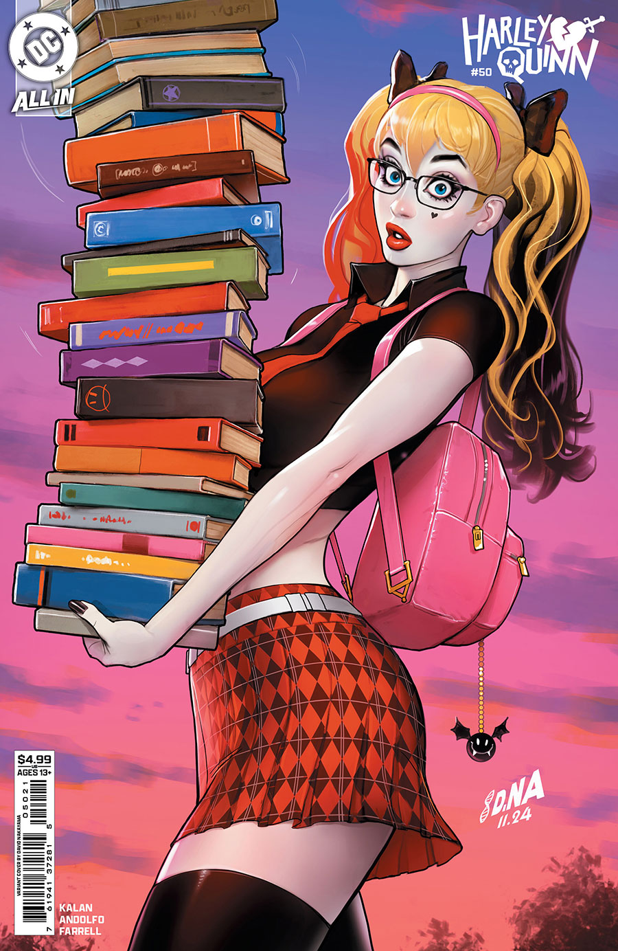 Harley Quinn Vol 4 #50 Cover B Variant David Nakayama Card Stock Cover (DC All In)