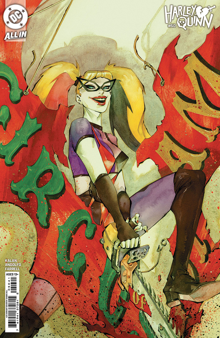 Harley Quinn Vol 4 #50 Cover E Incentive Chuma Hill Card Stock Variant Cover (DC All In)