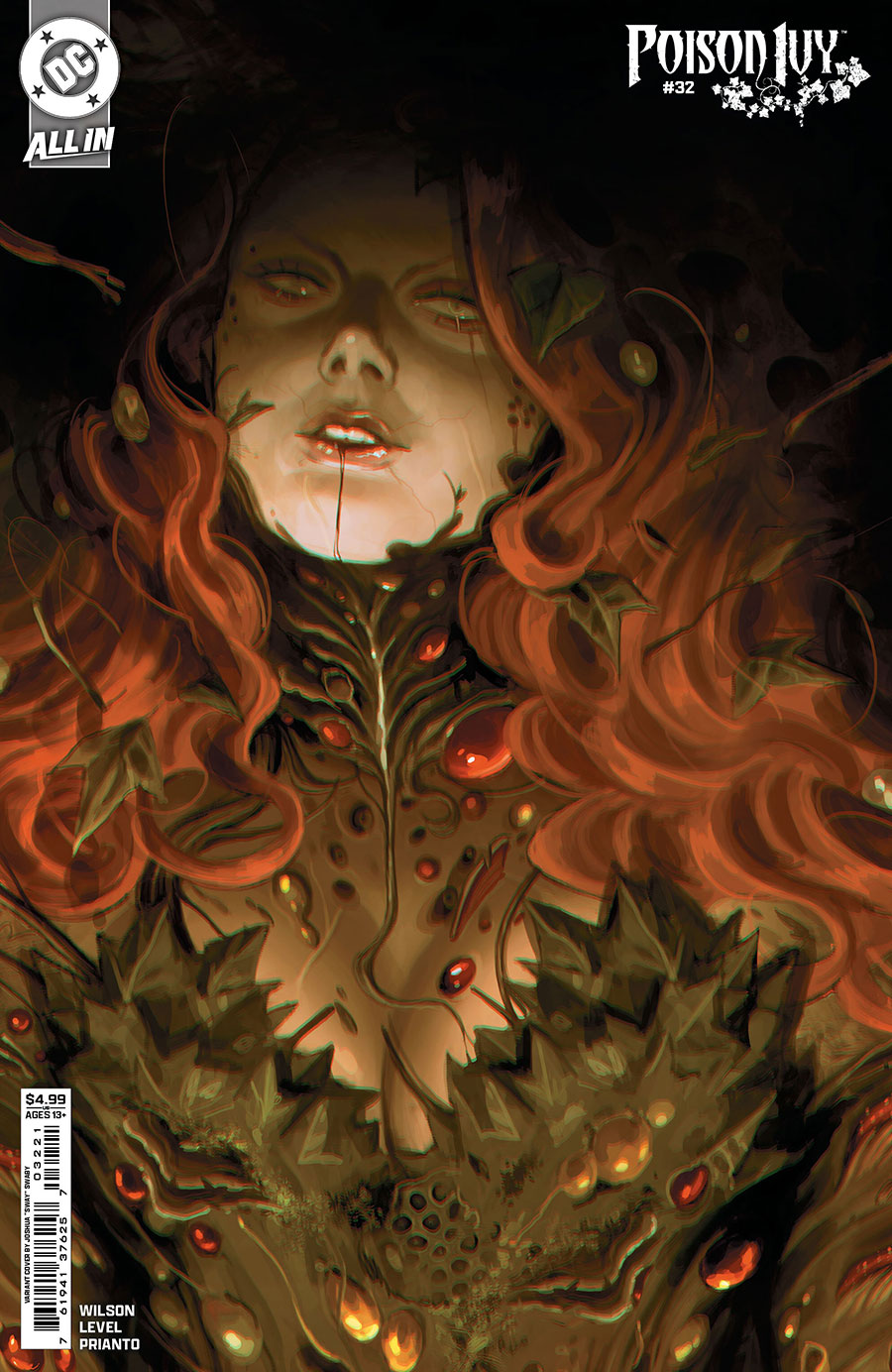 Poison Ivy #32 Cover B Variant Joshua Sway Swaby Card Stock Cover (DC All In)
