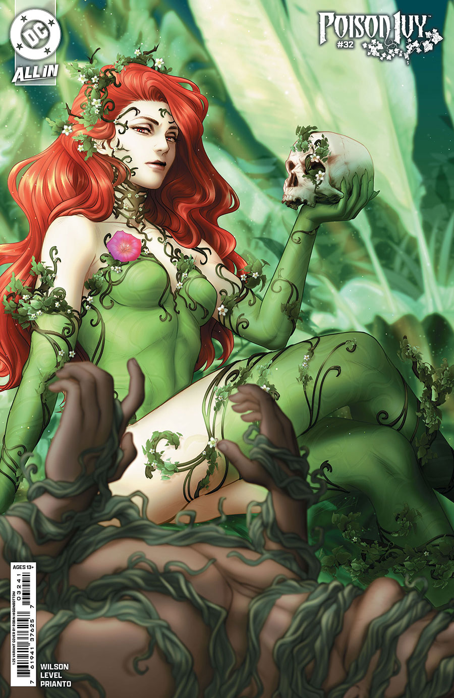 Poison Ivy #32 Cover E Incentive Robin Zombie Higginbottom Card Stock Variant Cover (DC All In)