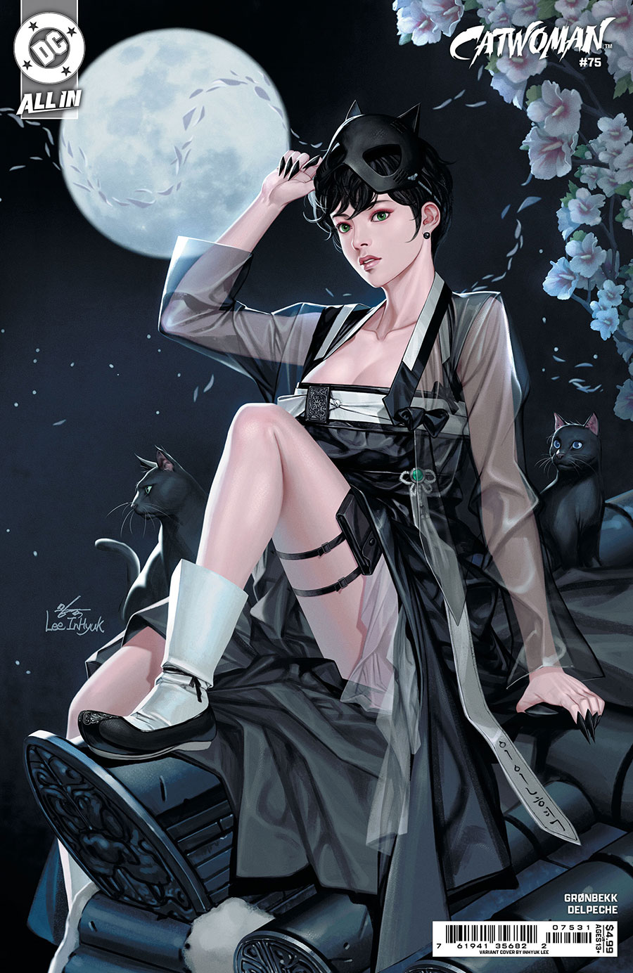 Catwoman Vol 5 #75 Cover C Variant Inhyuk Lee Card Stock Cover (DC All In)