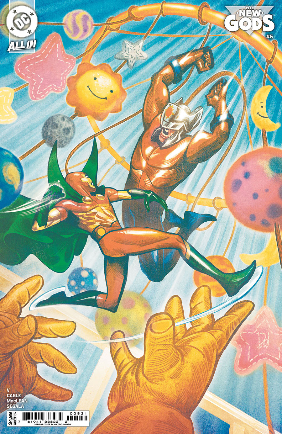 New Gods Vol 5 #5 Cover B Variant Mike Del Mundo Card Stock Cover (DC All In)