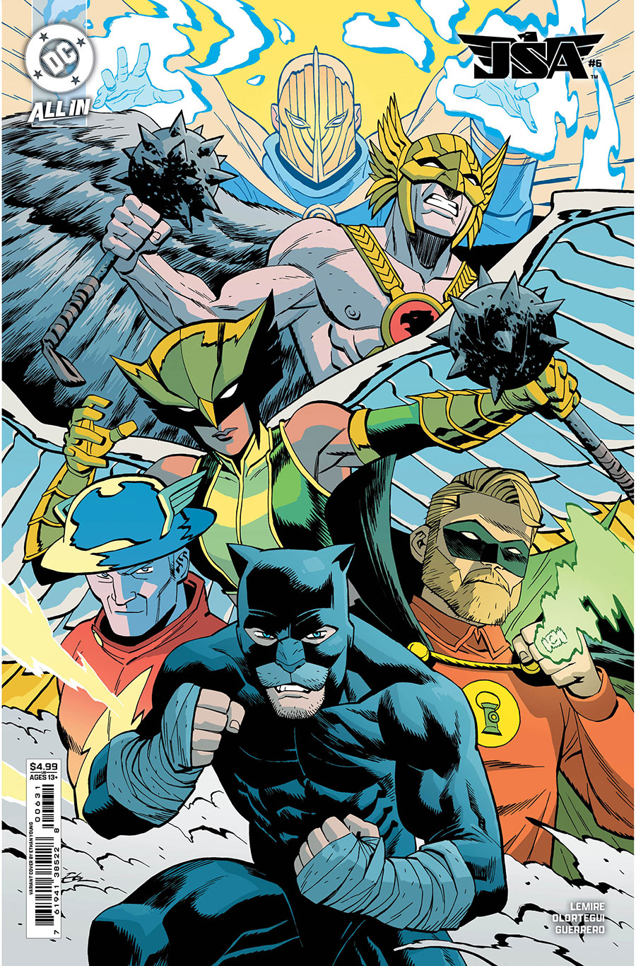 JSA Vol 2 #6 Cover C Variant Ethan Young Card Stock Cover (DC All In)