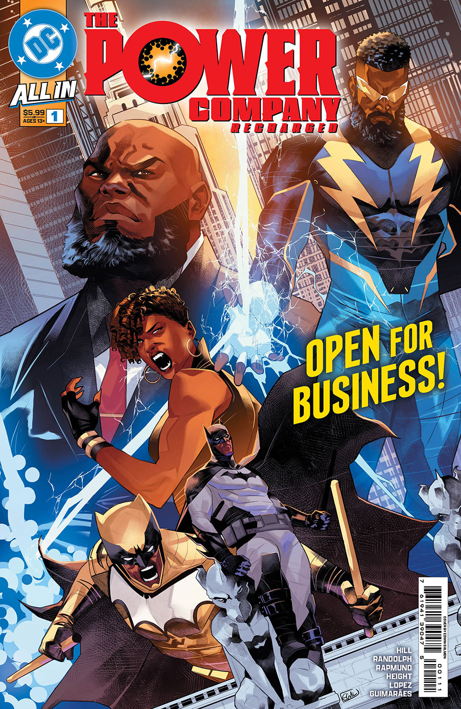 Power Company Recharged #1 (One Shot) Cover A Regular Edwin Galmon Cover (DC All In)