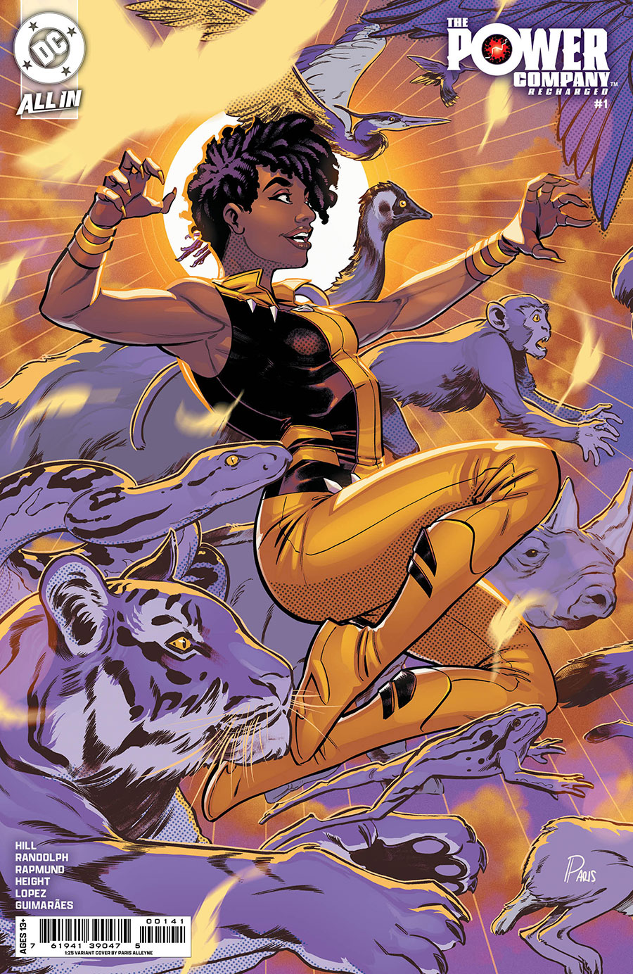 Power Company Recharged #1 (One Shot) Cover D Incentive Paris Alleyne Card Stock Variant Cover (DC All In)