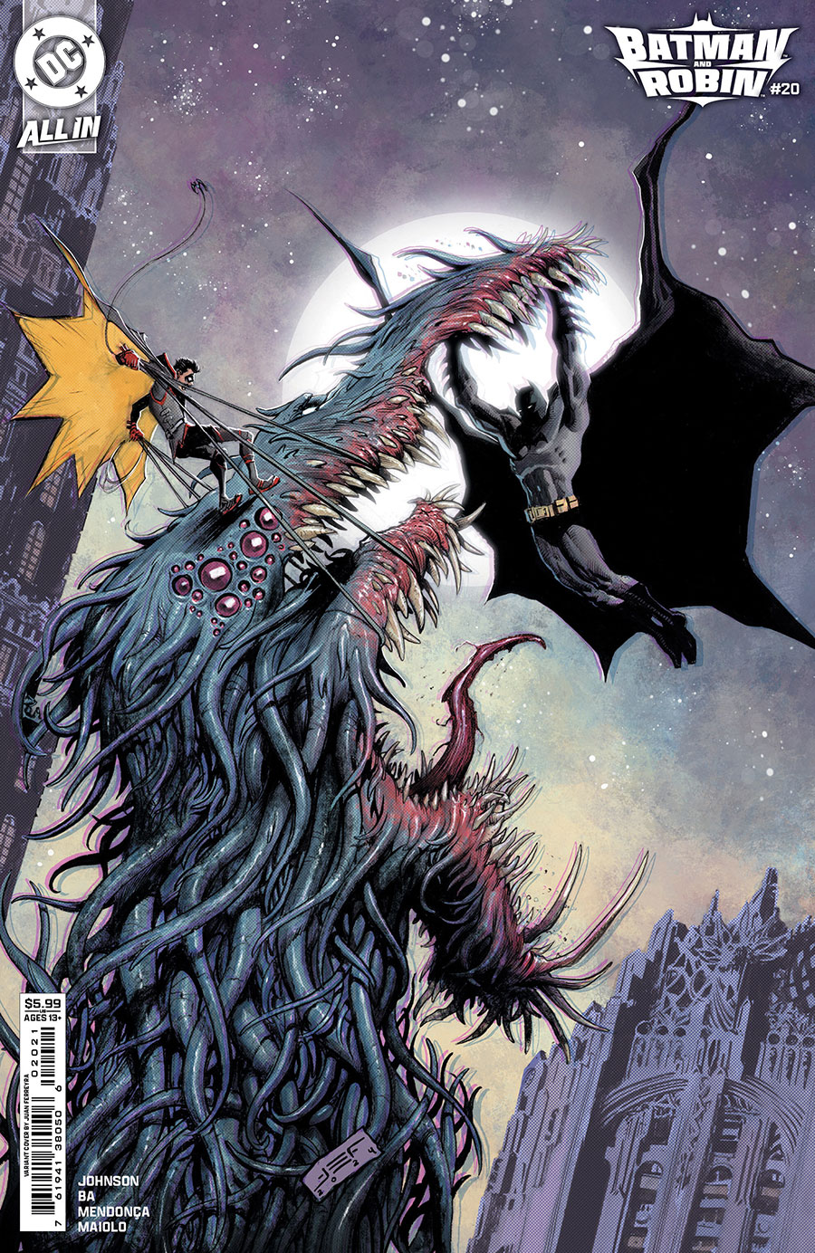 Batman And Robin Vol 3 #20 Cover B Variant Juan Ferreyra Card Stock Cover (DC All In)