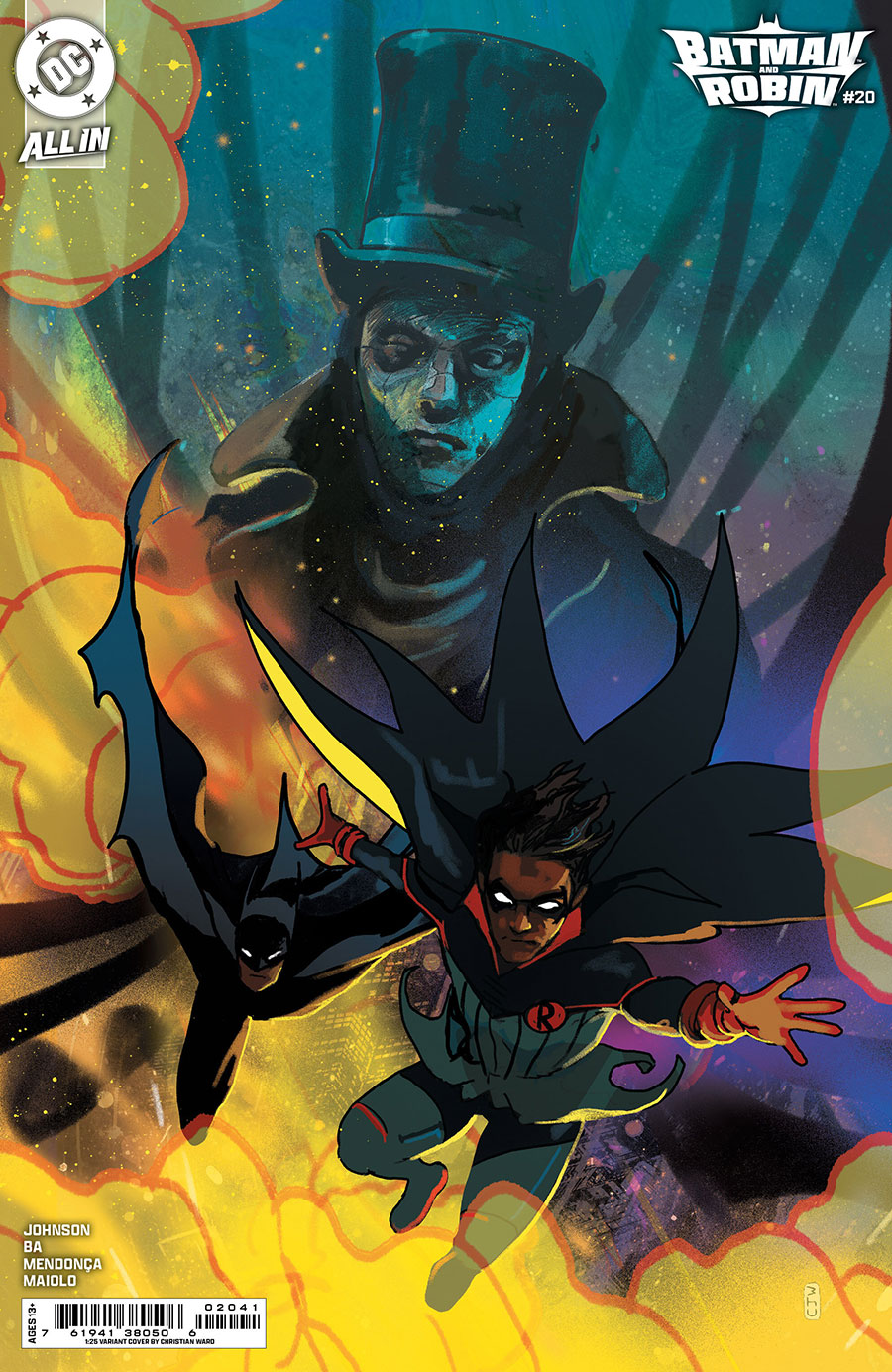 Batman And Robin Vol 3 #20 Cover D Incentive Christian Ward Card Stock Variant Cover (DC All In)