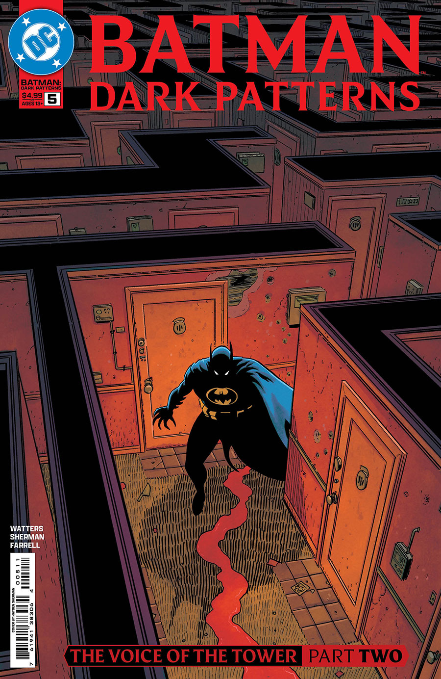Batman Dark Patterns #5 Cover A Regular Hayden Sherman Cover