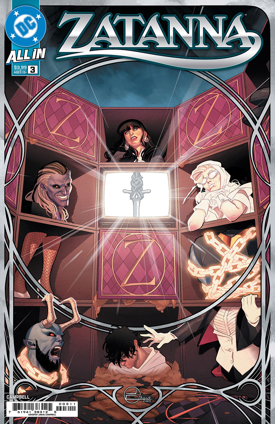 Zatanna Vol 3 #3 Cover A Regular Jamal Campbell Cover (DC All In)