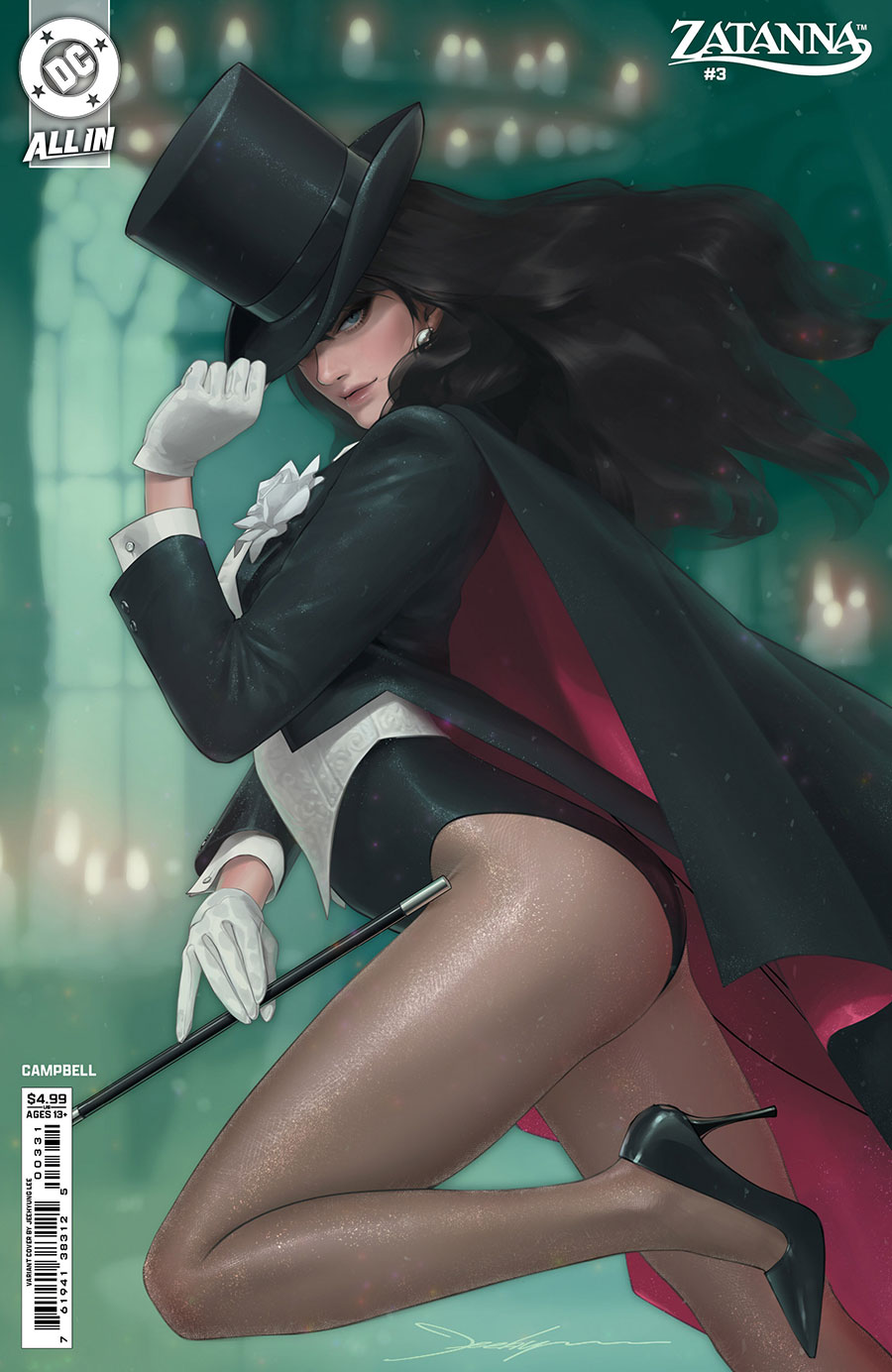 Zatanna Vol 3 #3 Cover C Variant Jeehyung Lee Card Stock Cover (DC All In)