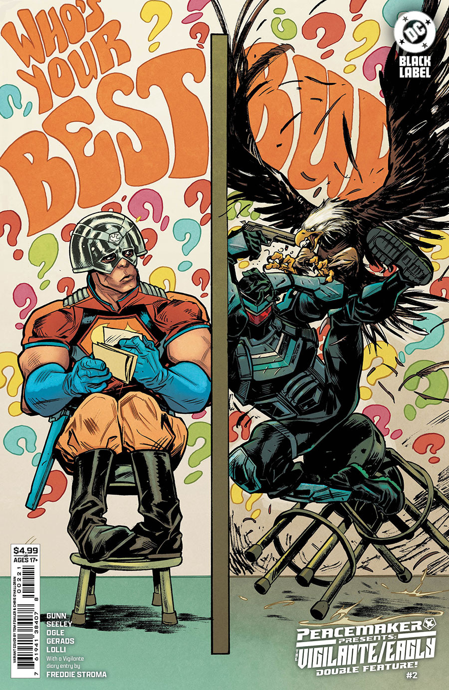 Peacemaker Presents The Vigilante Eagly Double Feature #2 Cover B Variant Tom Fowler Card Stock Cover