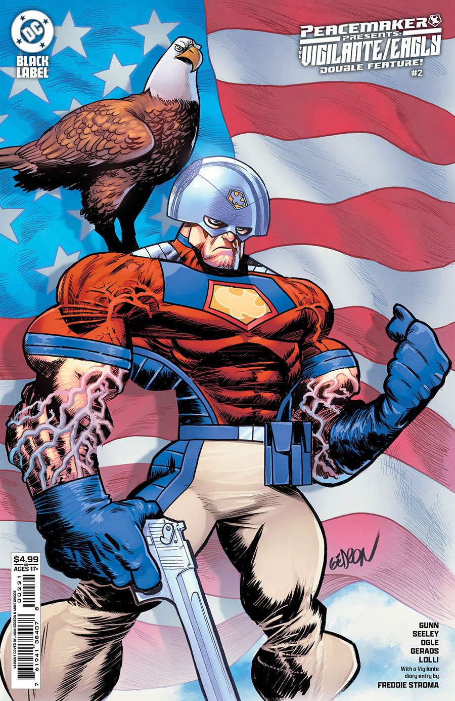 Peacemaker Presents The Vigilante Eagly Double Feature #2 Cover C Variant Juan Gedeon Card Stock Cover