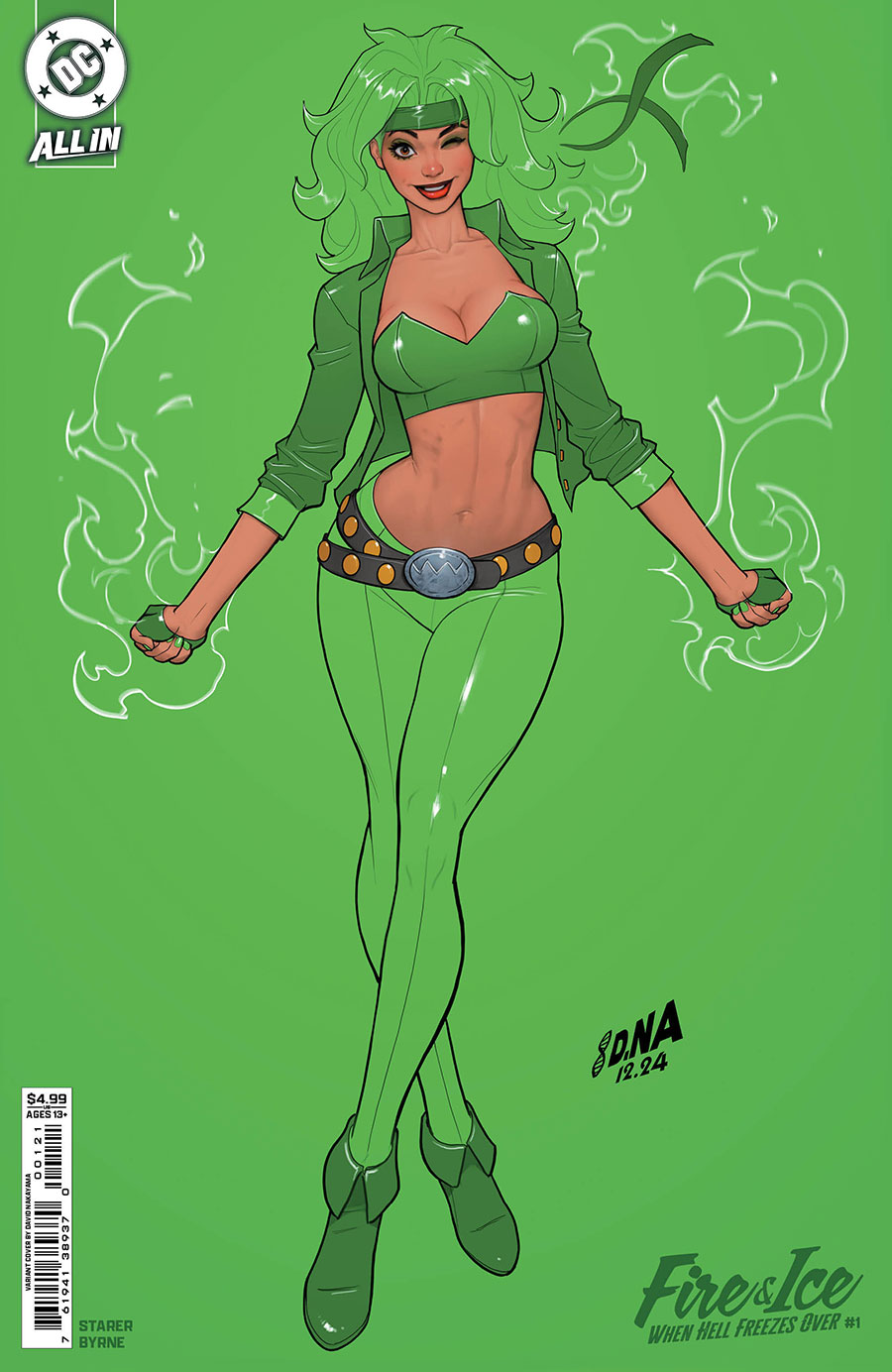 Fire & Ice When Hell Freezes Over #1 Cover B Variant David Nakayama Card Stock Cover (DC All In)