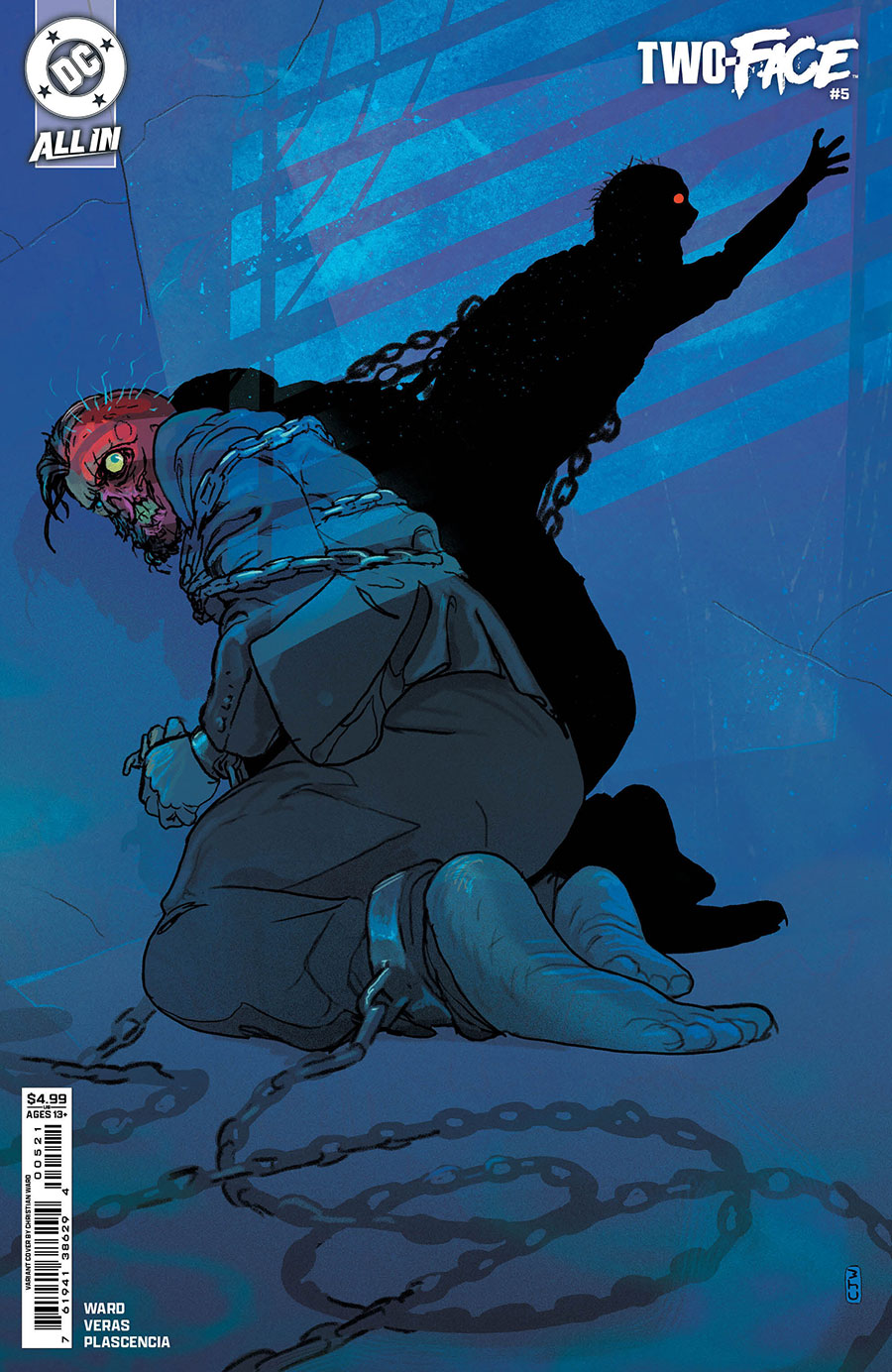 Two-Face #5 Cover B Variant Christian Ward Card Stock Cover (DC All In)