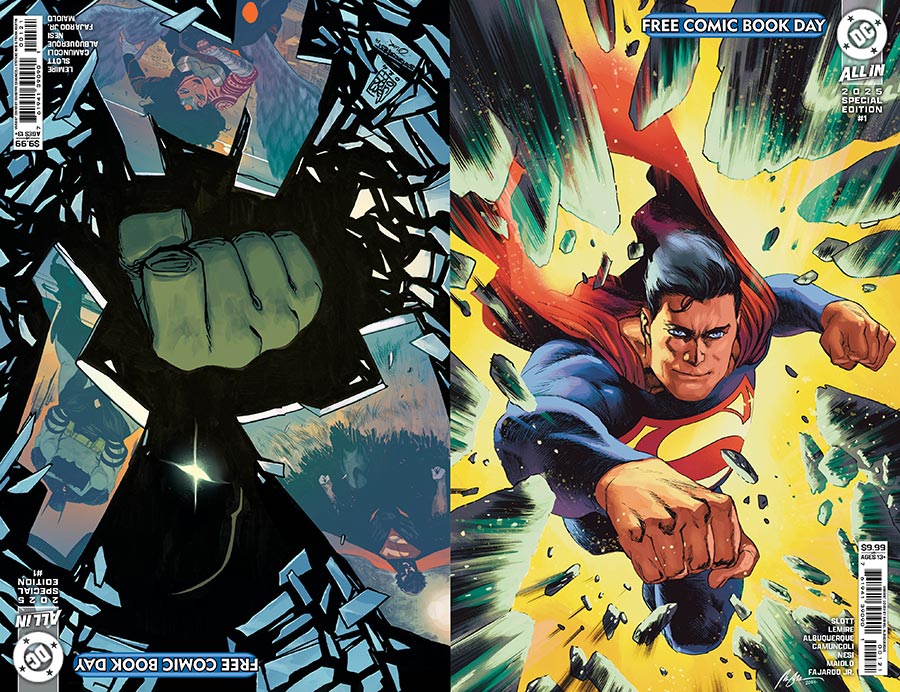 DC All In Absolute Universe 2025 FCBD Special Edition #1 (One Shot) Cover B Variant Foil Cover (Limit 1 Per Customer)