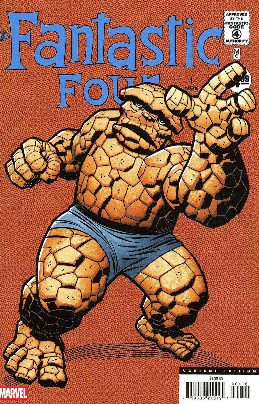 Fantastic Four #1 Cover L Facsimile Edition Incentive Jack Kirby Hidden Gem Variant Cover (2025 New Printing)