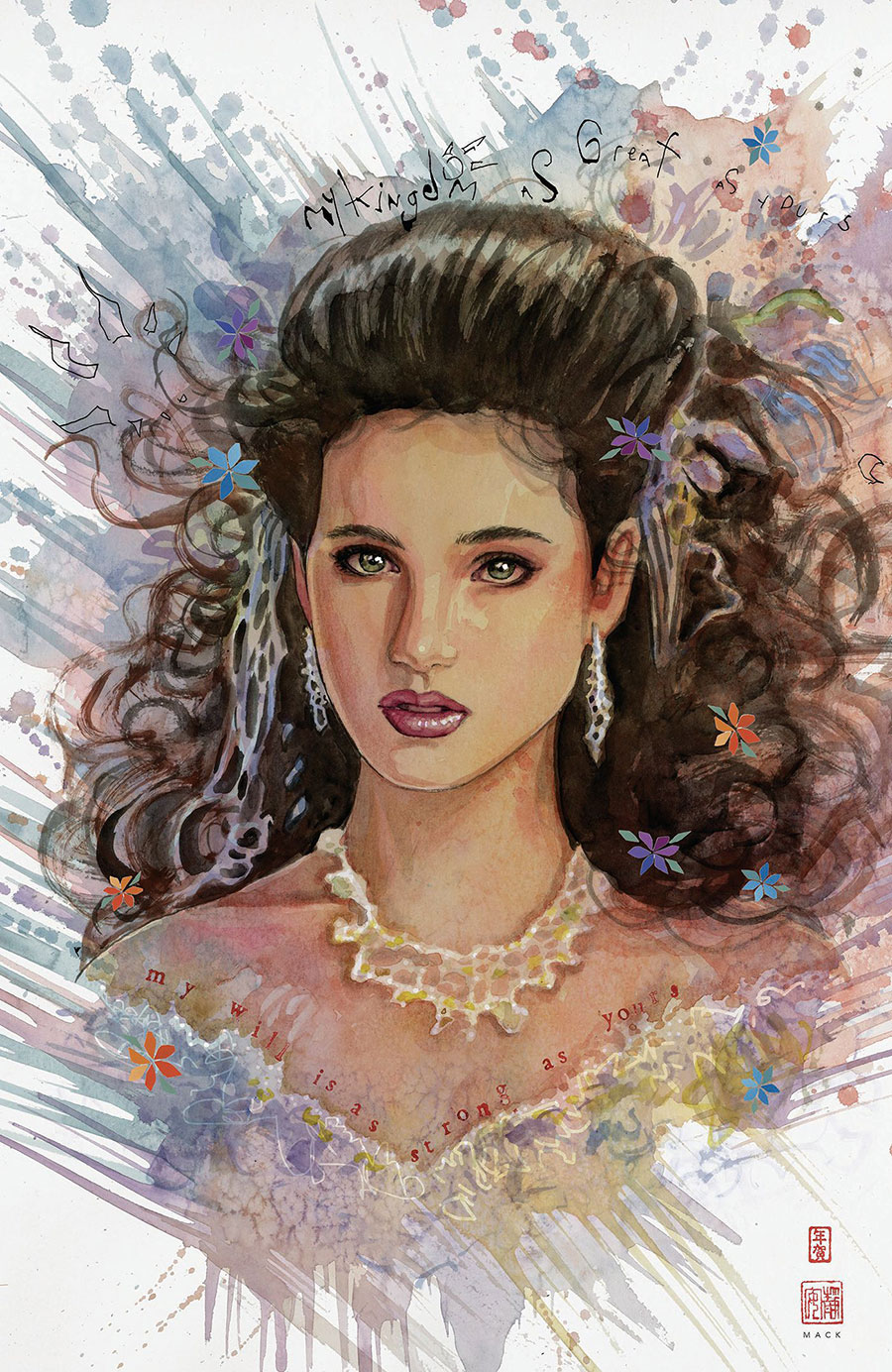 Jim Hensons Labyrinth #8 Cover D Incentive David Mack Virgin Variant Cover