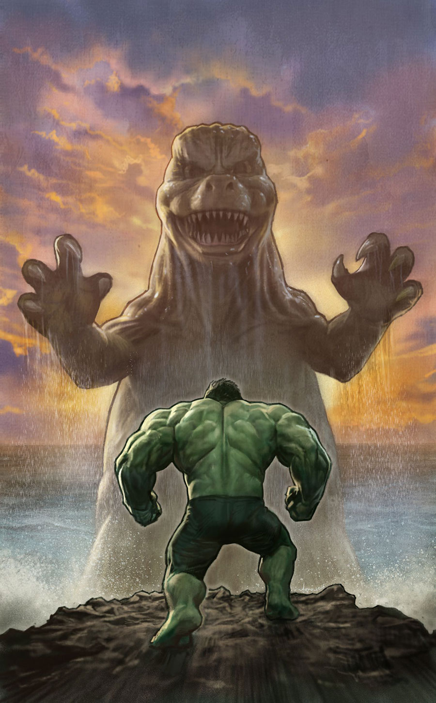 Godzilla vs Hulk #1 (One Shot) Cover J Incentive Stonehouse Virgin Cover