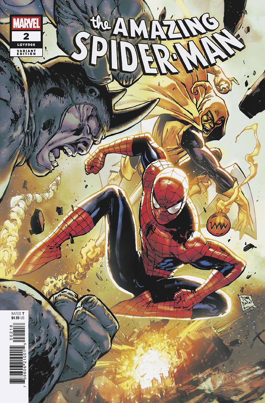 Amazing Spider-Man Vol 7 #2 Cover E Incentive Tony Daniel Variant Cover