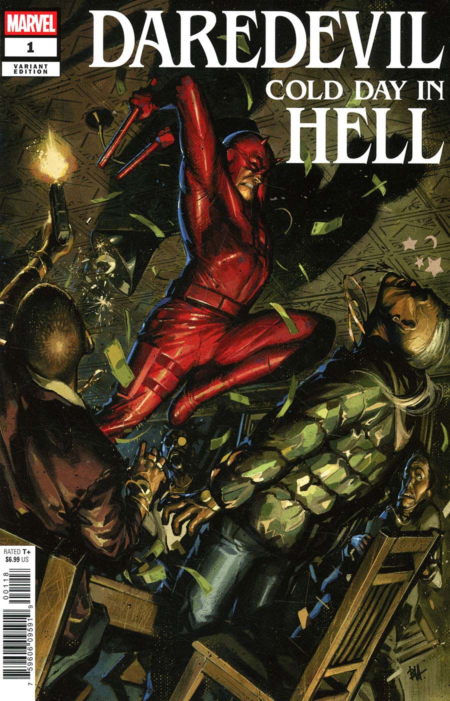 Daredevil Cold Day In Hell #1 Cover E Incentive Ben Harvey Variant Cover