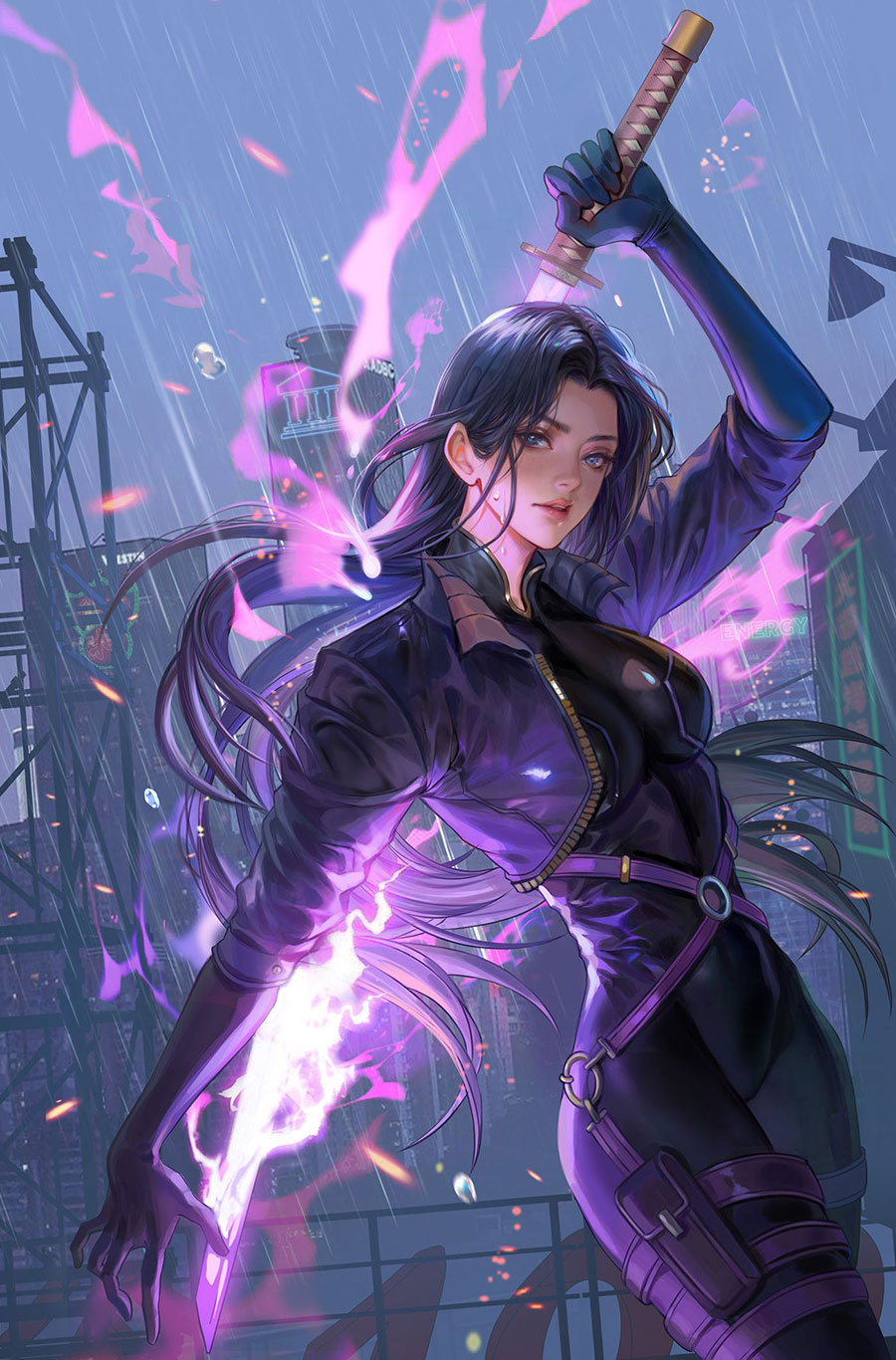 Psylocke Vol 2 #6 Cover D Incentive Fanyang Psylocke Virgin Cover