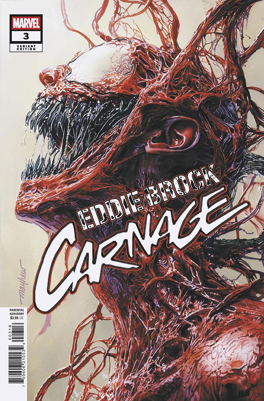 Eddie Brock Carnage #3 Cover D Incentive Mike Mayhew Variant Cover