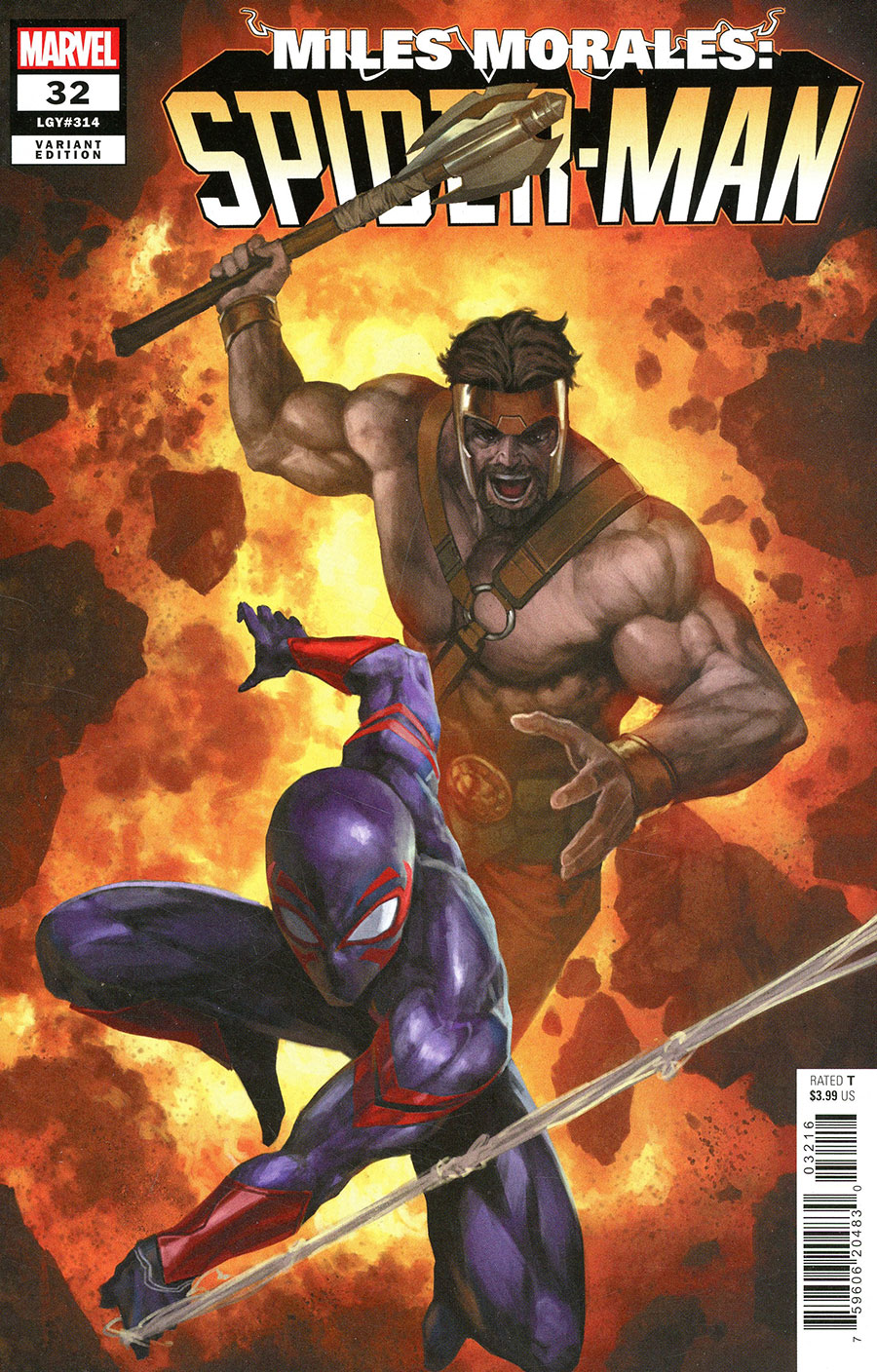 Miles Morales Spider-Man Vol 2 #32 Cover D Incentive SKAN Variant Cover