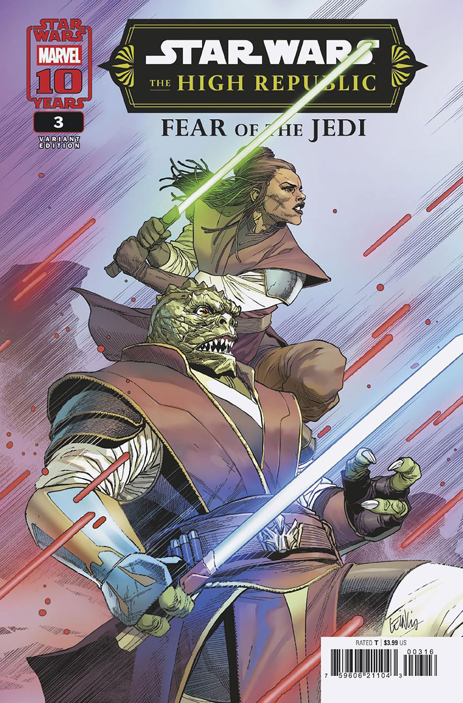 Star Wars The High Republic Fear Of The Jedi #3 Cover C Incentive Leinil Francis Yu Variant Cover
