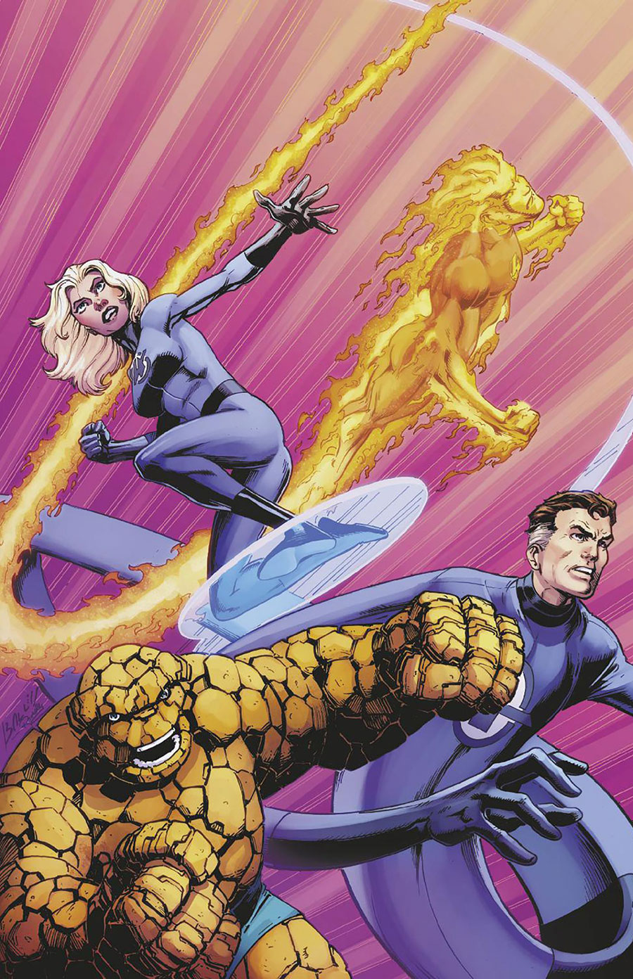 Fantastic Four Fanfare #1 Cover H Incentive Mark Bagley Virgin Cover