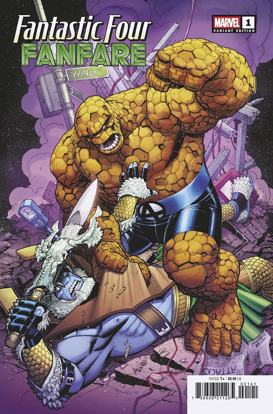 Fantastic Four Fanfare #1 Cover D Variant Nick Bradshaw Cover