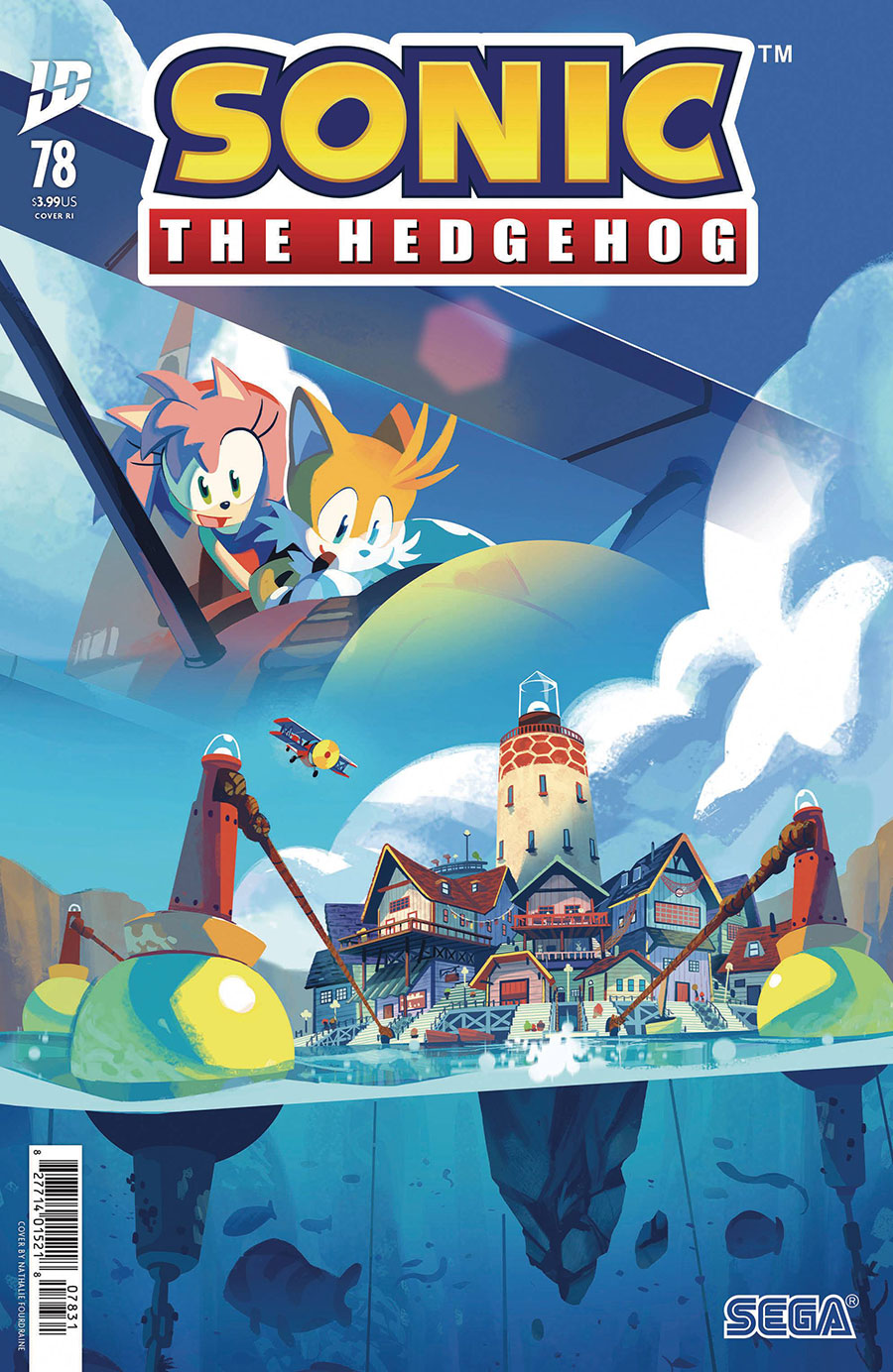 Sonic The Hedgehog Vol 3 #78 Cover C Incentive Nathalie Fourdraine Variant Cover