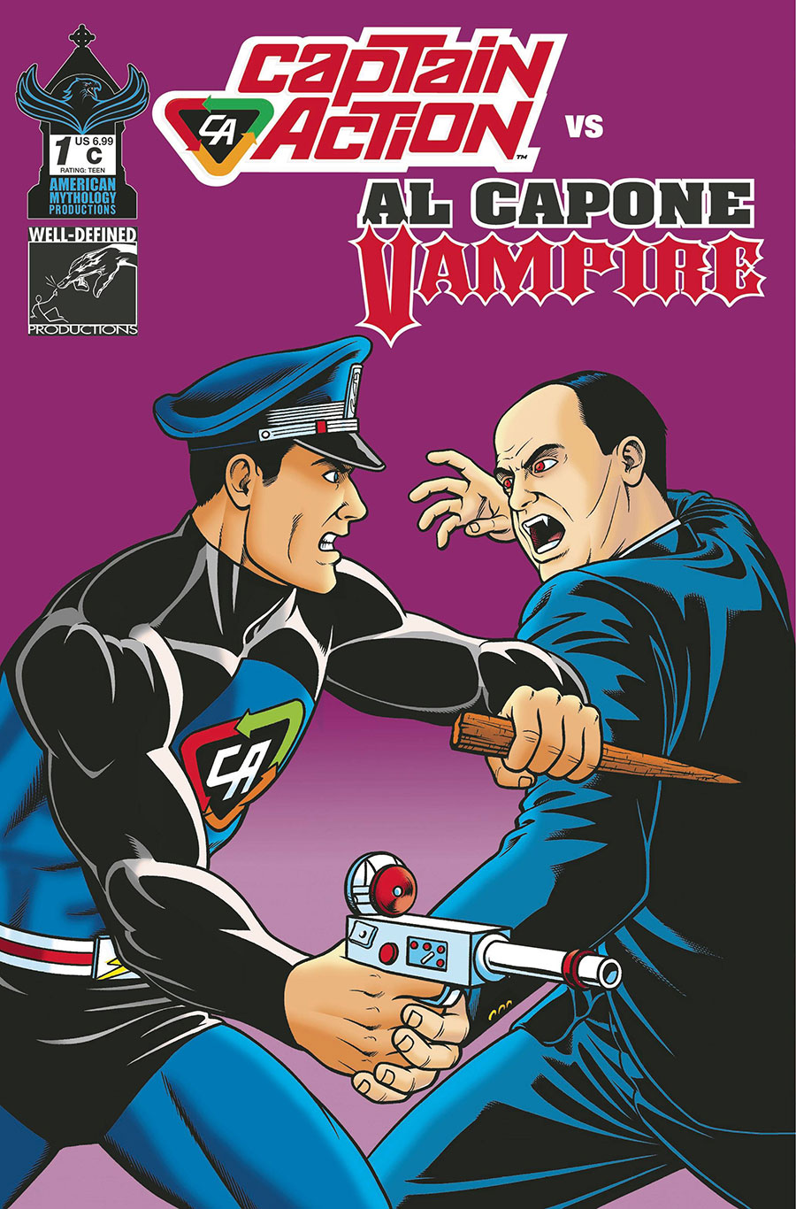 Captain Action vs Al Capone Vampire #1 (One Shot) Cover C Incentive Brendon Fraim & Brian Fraim Variant Cover
