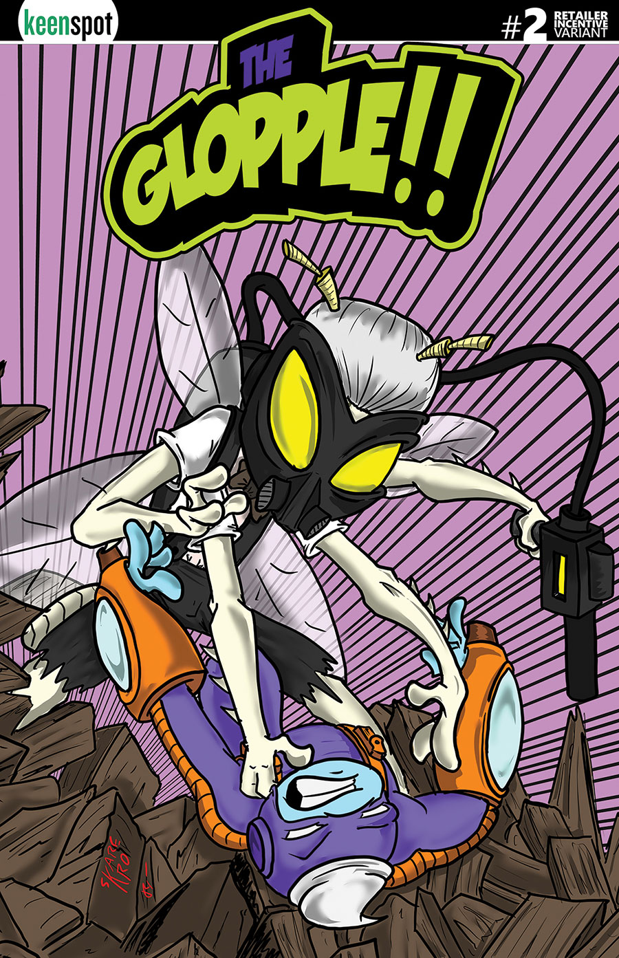 Glopple Vol 2 #2 Cover D Incentive Jeremy Skare-Kro O Ryan Homage Variant Cover