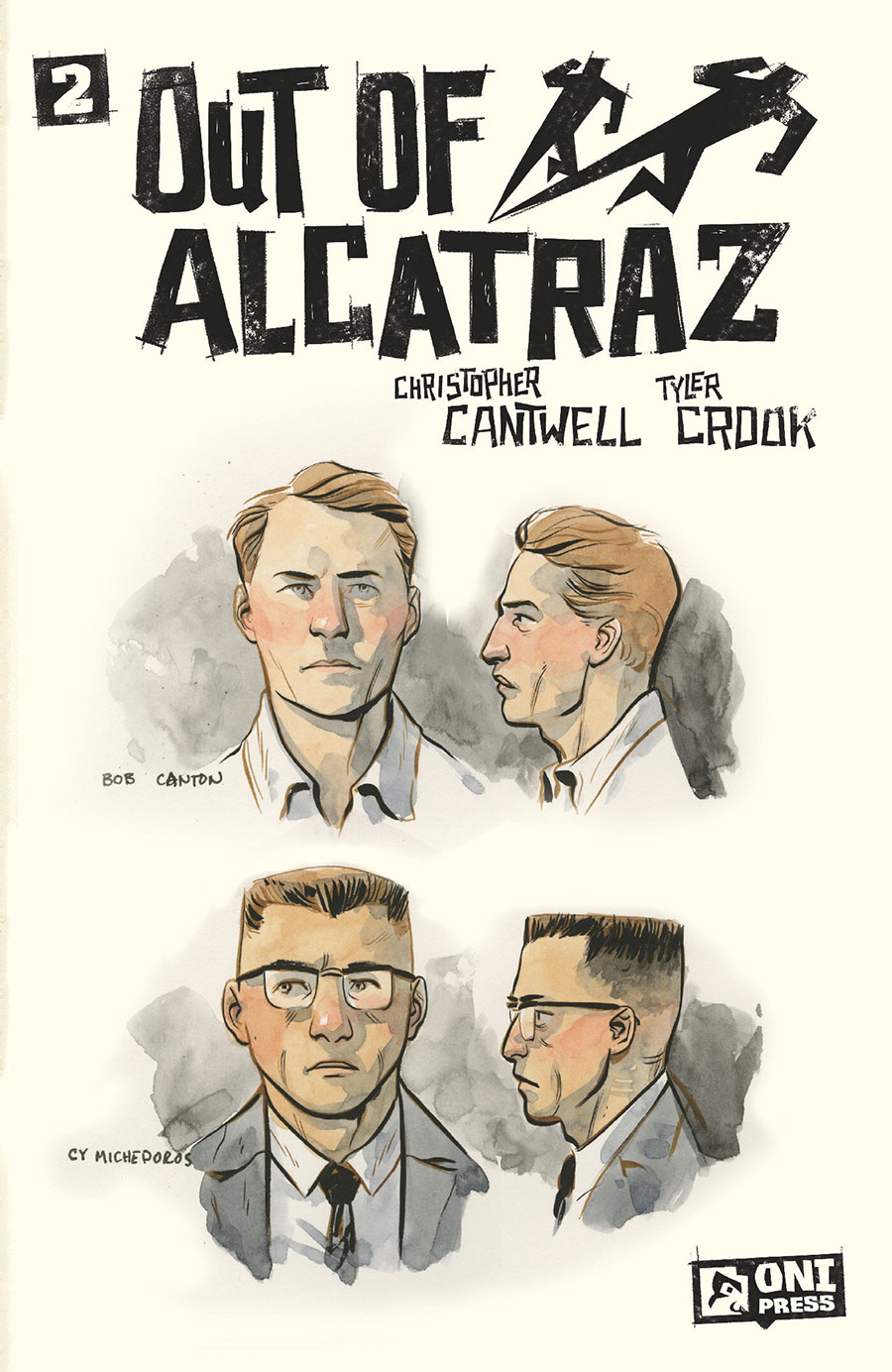 Out Of Alcatraz #2 Cover C Incentive Tyler Crook Sketchbook Variant Cover
