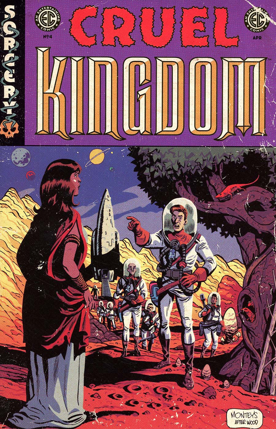 Cruel Kingdom #4 Cover C Incentive Albert Monteys Homage Variant Cover (EC Comics)