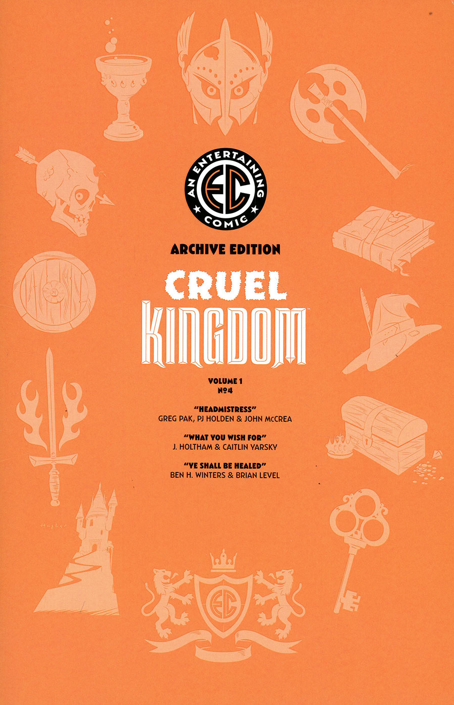Cruel Kingdom #4 Cover E Incentive Rian Hughes Archive Edition Variant Cover (EC Comics)