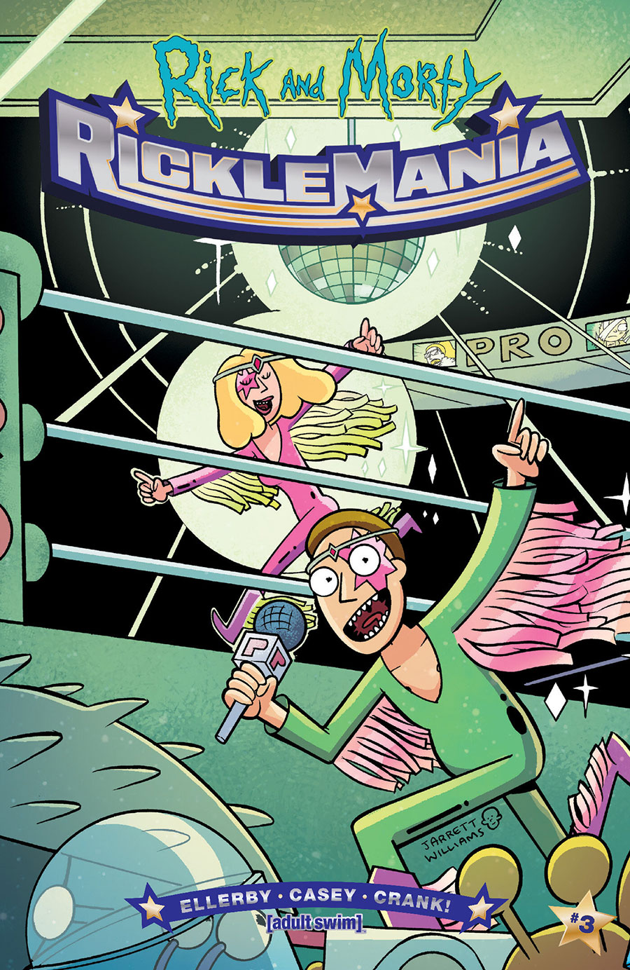 Rick And Morty Ricklemania #3 Cover C Incentive Jarrett Williams Interlocking Variant Cover