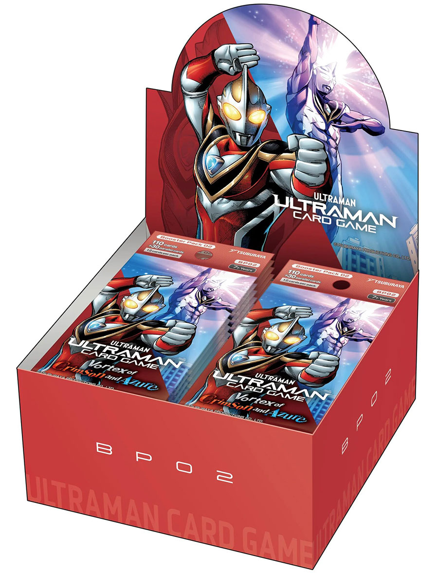 Ultraman Booster Vortex Of Crimson Azure Booster Display (24-Count)