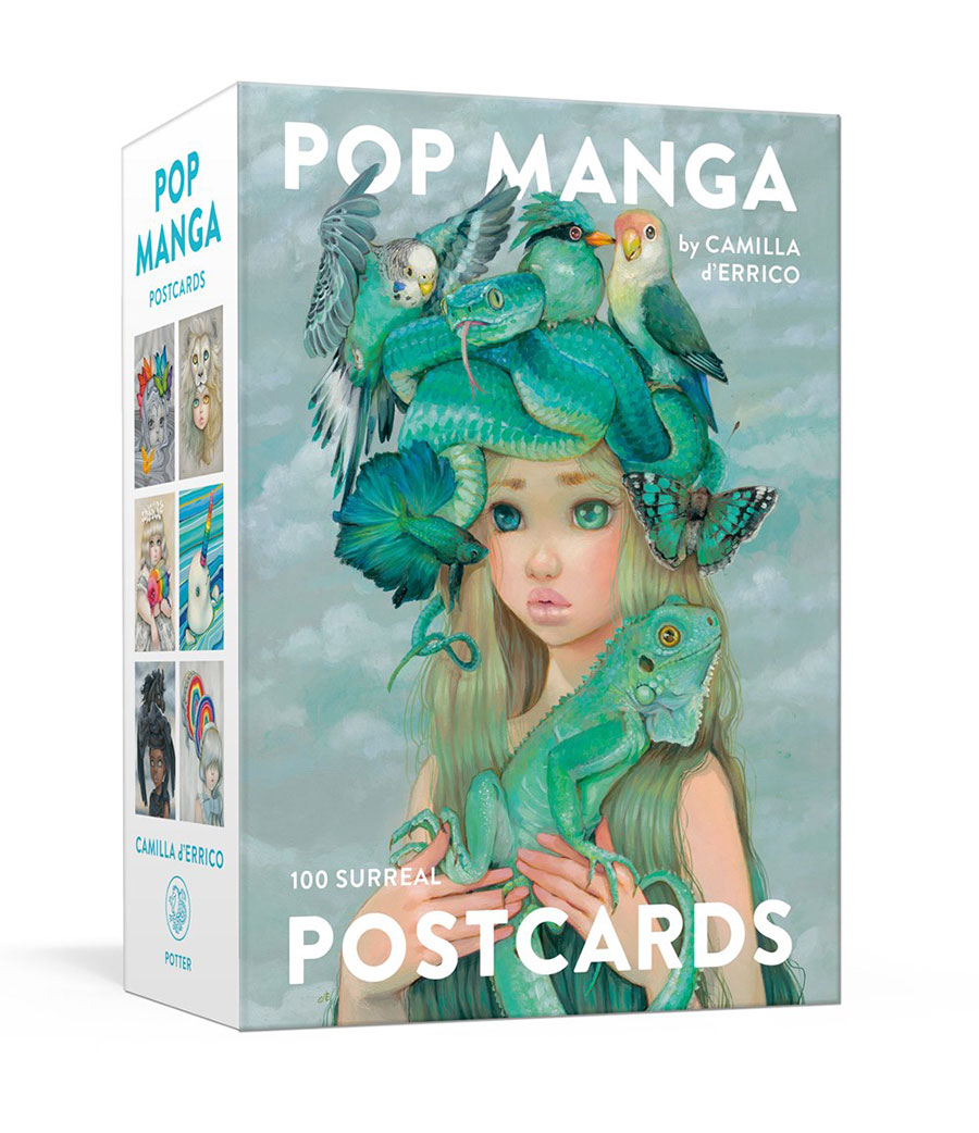 Pop Manga 100 Surreal Postcards