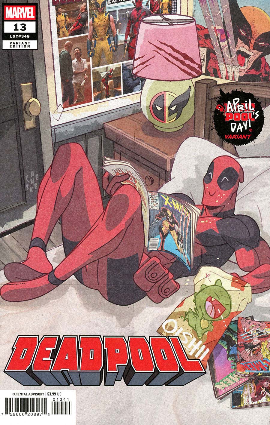 Deadpool Vol 9 #13 Cover B Variant Sean Galloway April Pools Day Cover