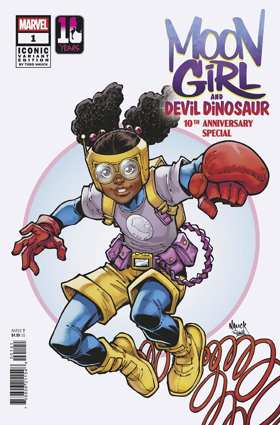 Moon Girl And Devil Dinosaur 10th Anniversary Special #1 (One Shot) Cover B Variant Todd Nauck Iconic Cover