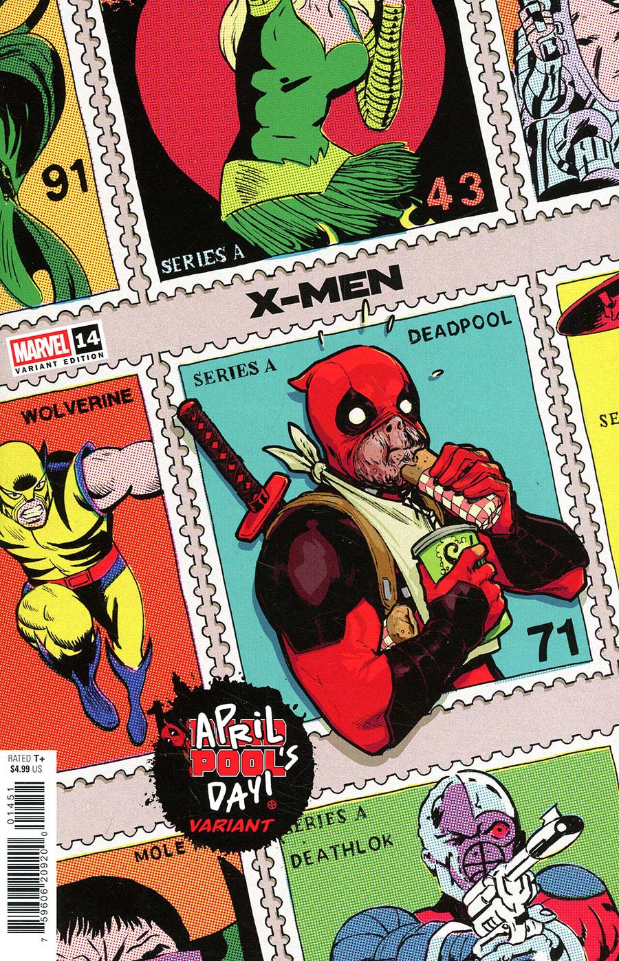 X-Men Vol 7 #14 Cover E Variant David Lopez April Pools Day Cover