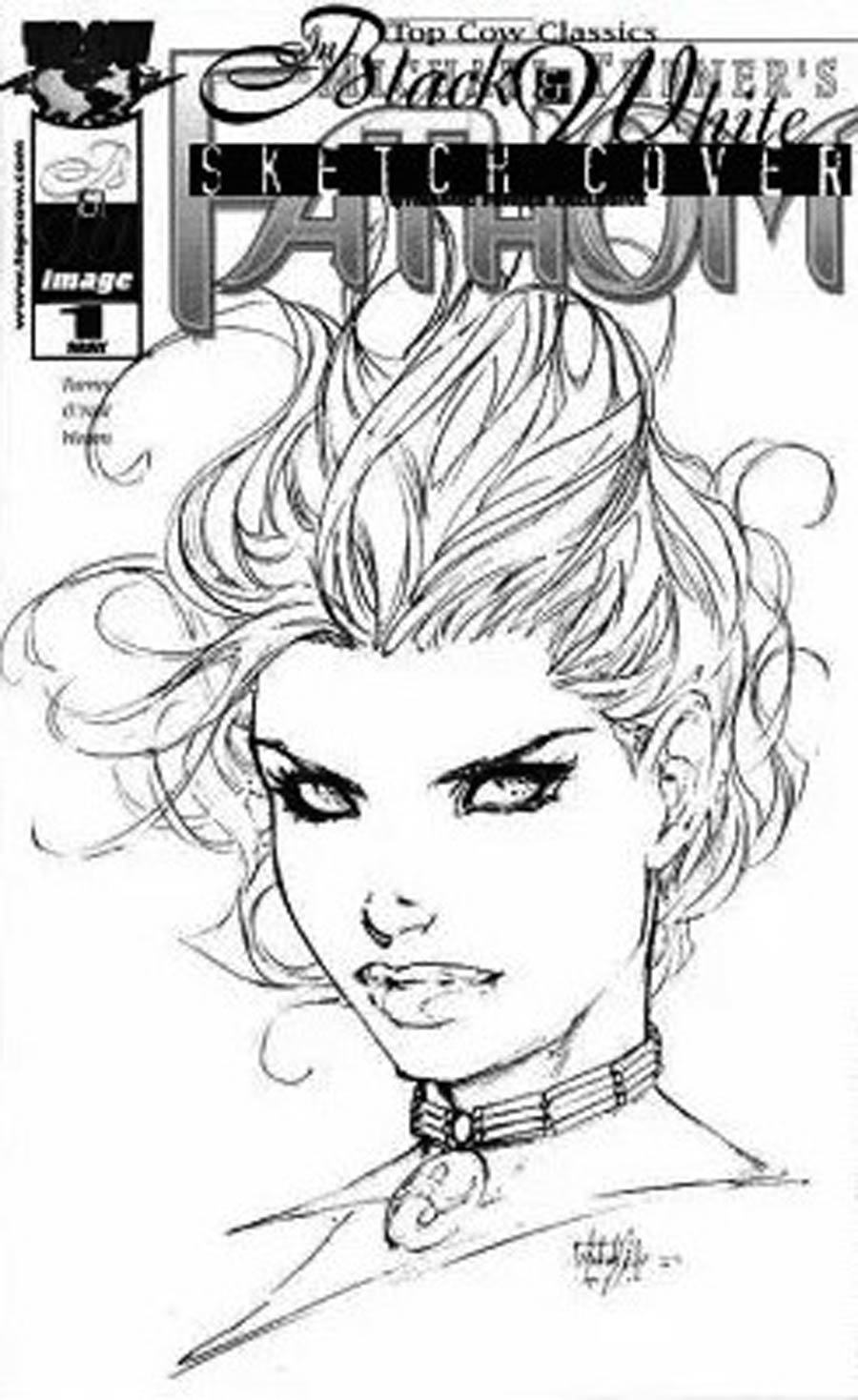 Top Cow Classics In Black And White Fathom #1 Cover C DF Variant Cover (No COA)